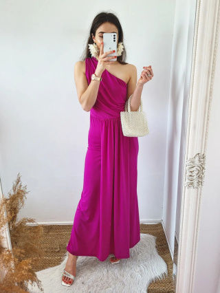 Alice fioletowa sukienka na jedno ramie